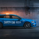 Illustration for article titled Volvos New Safety Car Is A Big Fast Blue Wagon Obviously